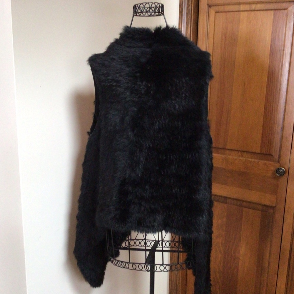 La Rok Luxe, Rabbit Fur Waistcoat, Medium - Picture 5 of 5